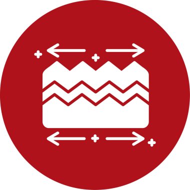 Bir hediye kutusu simgesinin vektör çizimi