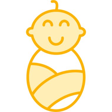 bebek oğlan ikon vektör illüstrasyonu