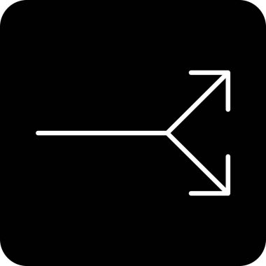 ok simgesi vektör illüstrasyonu