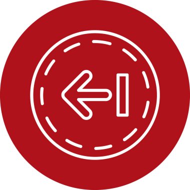 ok sol yön simgesi modada izole edilmiş arkaplan grubu