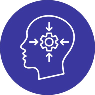 Fikir Simgesi Özet Arka Grubunda İzole Edildi