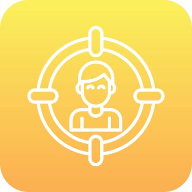 seo modern simgesinin vektör illüstrasyonu