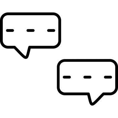 sohbet simgesi ile konuşma balonu