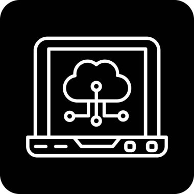 vektör bulut bilgi işlem simgesi