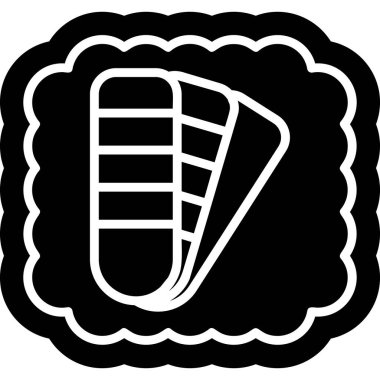 ekmek simgesi, vektör illüstrasyonu