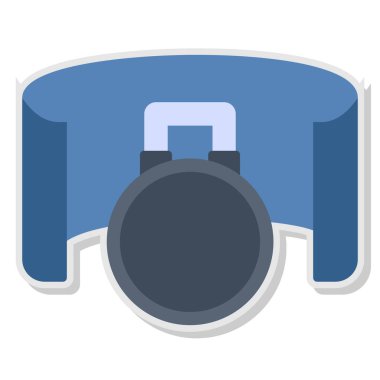 Kamera. Web simgesi basit illüstrasyon