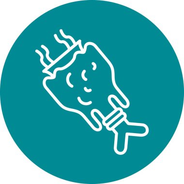 Gıda simgesinin vektör illüstrasyonu