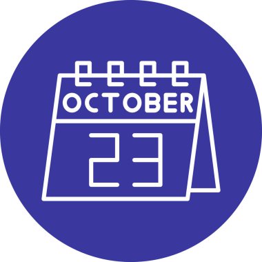 Takvim simgesinin vektör illüstrasyonu