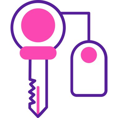 Anahtar. Web simgesi basit illüstrasyon