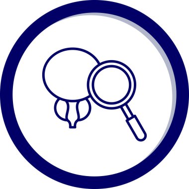 Arama vektörü simgesi modern basit vektör çizimi