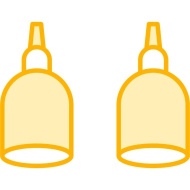 Modern ve eksik simgenin vektör illüstrasyonu