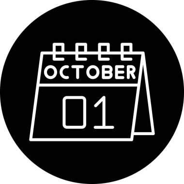 Takvim simgesinin vektör illüstrasyonu