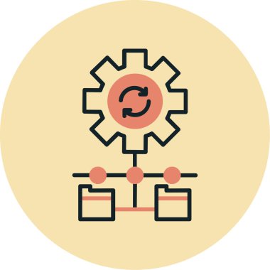 seo modern simgesinin vektör illüstrasyonu