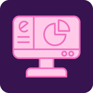 seo modern simgesinin vektör illüstrasyonu