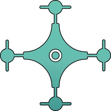 Benzersiz molekül yapısı vektör çizgisi simgesi