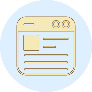 Web simgesi tasarımı vektör illüstrasyonu