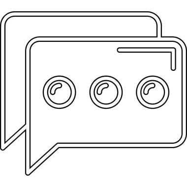 Metin iletisi simgesi olan konuşma balonu