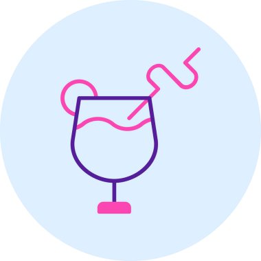 içki web simgesi basit illüstrasyon