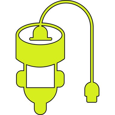 Elektrik ampulü simgesi. Beyaz arkaplanda izole edilmiş web tasarımı için elektrik ampul vektör simgesi