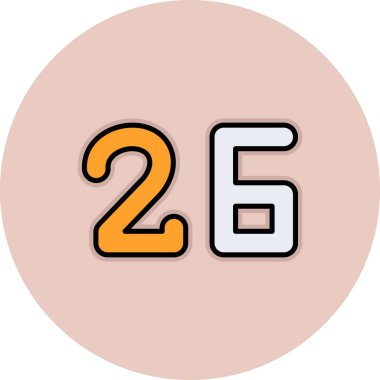 Modern bir simgenin vektör illüstrasyonu.