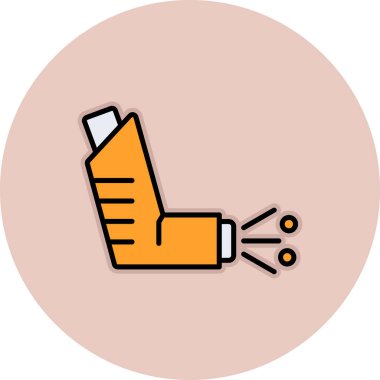 Sigara ikonu vektör grafik illüstrasyonuyla sigara içmek