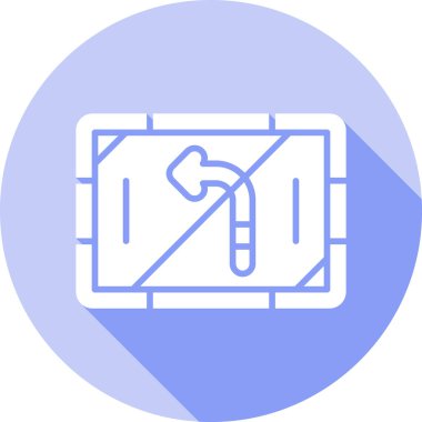 Modern b 'nin vektör illüstrasyonu eksik simgesi