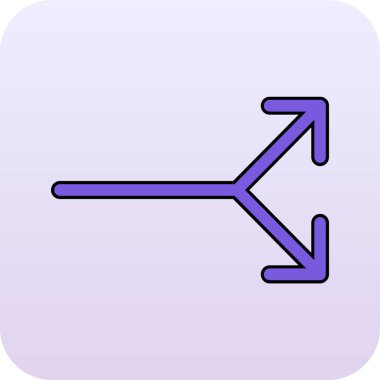 Ok. Web simgesi basit illüstrasyon