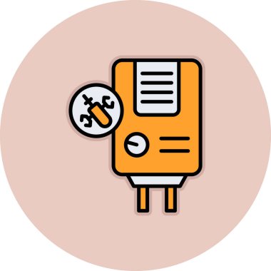 Modern eğitim ikonunun vektör illüstrasyonu