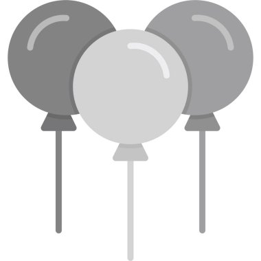 Bir balonun vektör illüstrasyonu