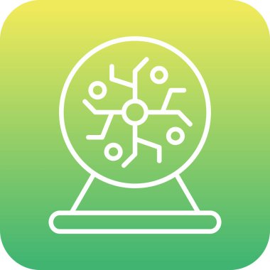 Benzersiz radyo kulesi vektör simgesi