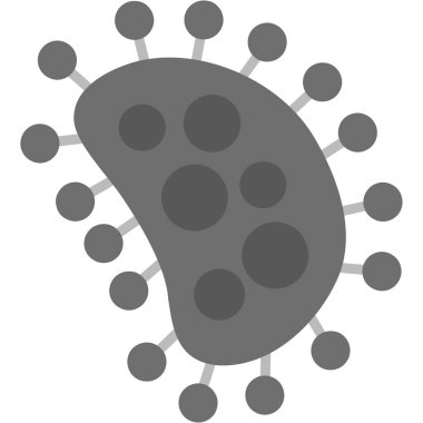 Virüs Simgesi, vektör illüstrasyonu