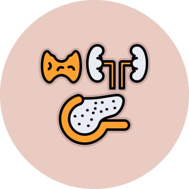 Midem. Web simgesi basit illüstrasyon