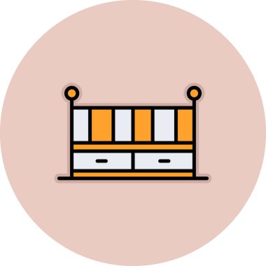 Vektör illüstrasyonu, simge ögesi arkaplanı