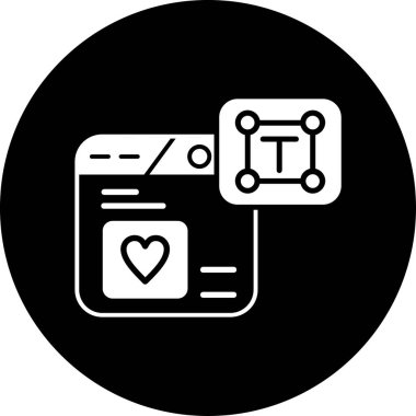 Web ve mobil için vektör simgesi