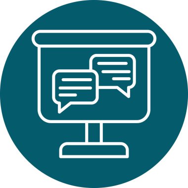 seo modern simgesinin vektör illüstrasyonu