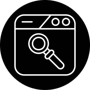 seo modern simgesinin vektör illüstrasyonu