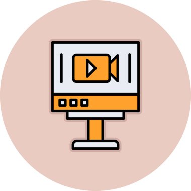 Video oynatıcı. Basit resimleme