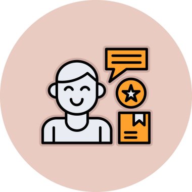 Müşteri memnuniyeti renk vektör illüstrasyonu