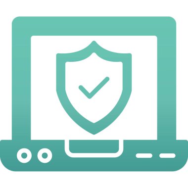 Internet güvenlik vektör simgesi