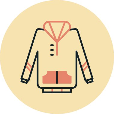 Bir ceketin vektör illüstrasyonu