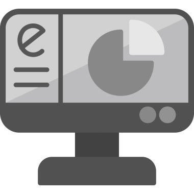 veri analiz simgesi vektör illüstrasyonu