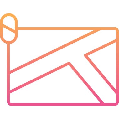 Zarf. Web simgesi basit illüstrasyon