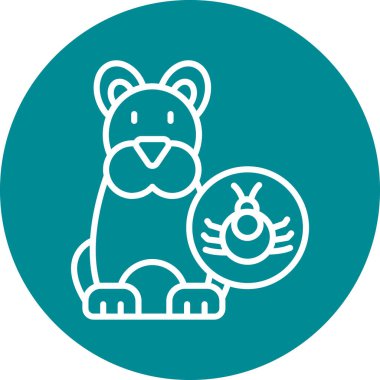 hayvan simgesi vektör illüstrasyonu