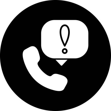 telefon çağrısı vektör illüstrasyonu