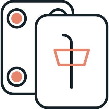 Alışveriş. Web simgesi basit illüstrasyon