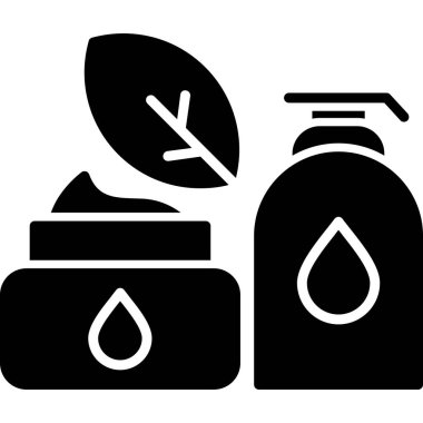 Modern b 'nin vektör illüstrasyonunda su ikonu yok