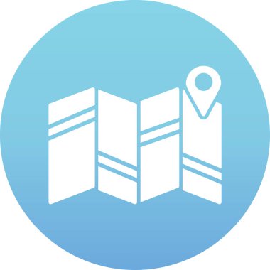 harita pin vektör simgesi modern basit vektör illüstrasyonu