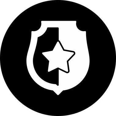 Rozet simge vektör çizim