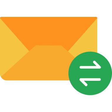 e-posta simgesi düz biçimli