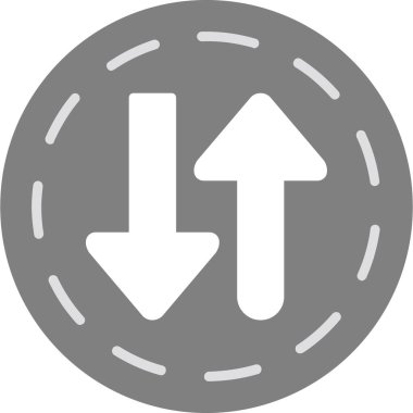 Ok. Web simgesi basit illüstrasyon